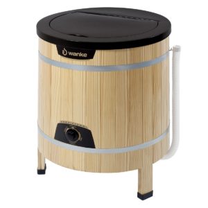 LAVARROPAS WANKE 5KG SEMI AUTOMATICA MADERA CLARO - 100CL5